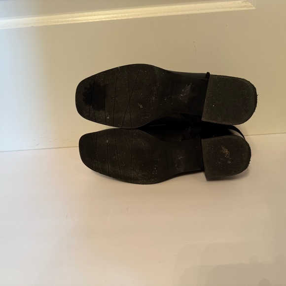 AQUATALIA SHOES ANKLE BOOTS BOOTIES BLACK LEATHER SUEDE SIDE ZIP ITALY SIZE 7 - Picture 13 of 13